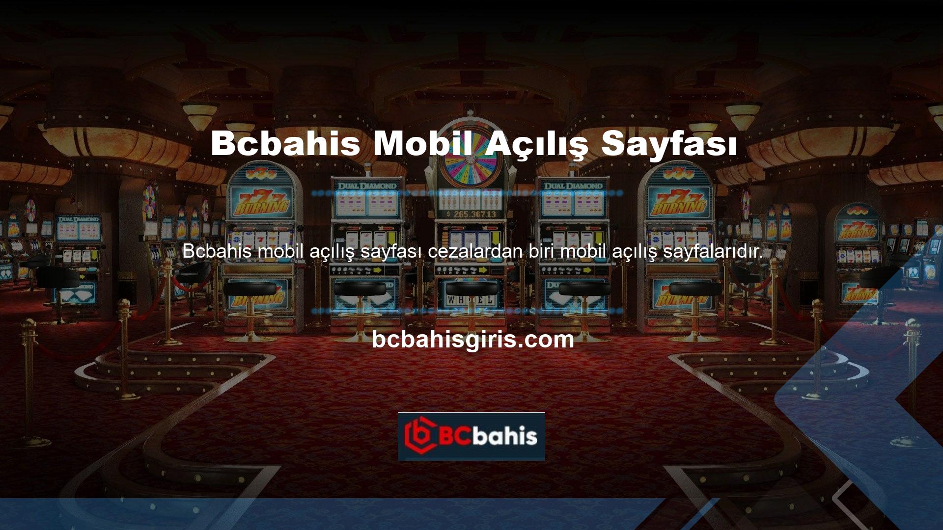 Üstelik Bcbahis sitesinde halihazırda kullanılan adresi kullanarak mobil giriş adresinize kolaylıkla ulaşabilir ve istediğiniz tüm oyunları oynayabilirsiniz