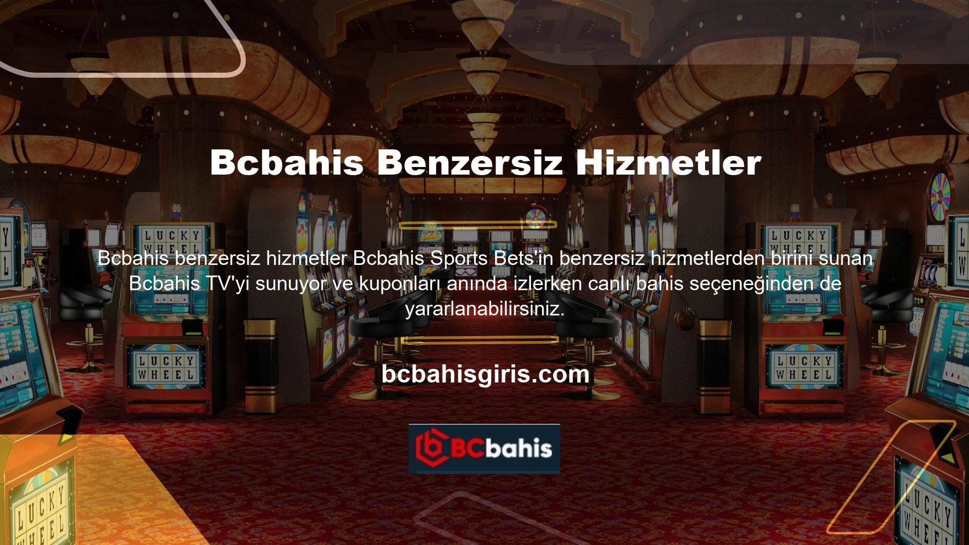 Bcbahis birçok lezzetli casino sunar ve çok çeşitli casinolar yaygın olduğu oyun sağlayıcılarına atfedilir